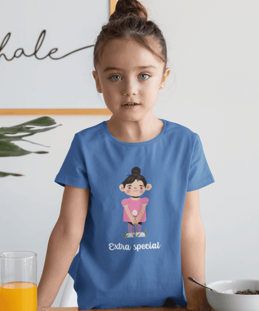 extra special round neck 100% cotton t shirt for kids
