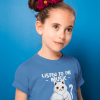 listen to the music enjoy the ride round neck 100% cotton t shirt for kids