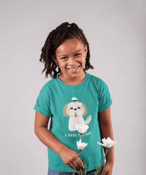 i regret nothing round neck 100% cotton t shirt for kids (copy)