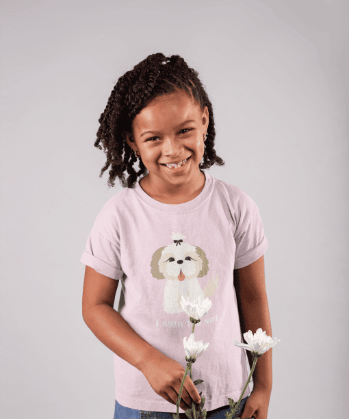 i regret nothing round neck 100% cotton t shirt for kids (copy)
