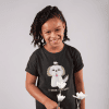 i shih tzu not round neck 100% cotton t shirt for kids