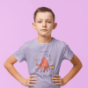 don't worry, you will have time for everything round neck 100% cotton t shirt for kids