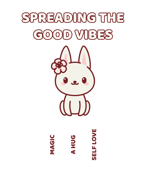 spread the good vibes round neck 100% cotton t shirt for kids