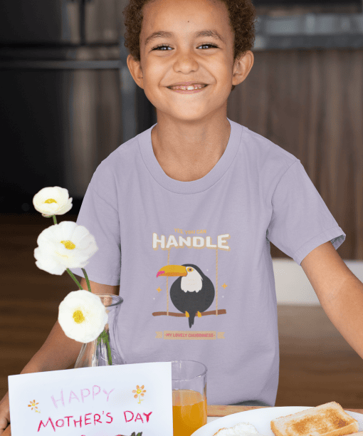 yes, you can handle my lovely chubbiness round neck 100% cotton t shirt for kids