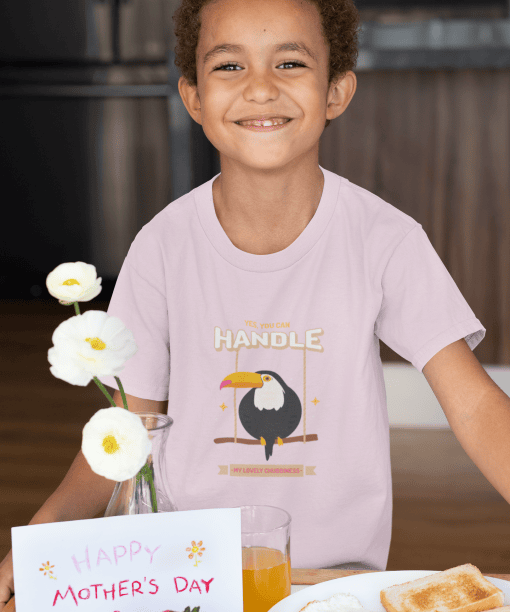 yes, you can handle my lovely chubbiness round neck 100% cotton t shirt for kids