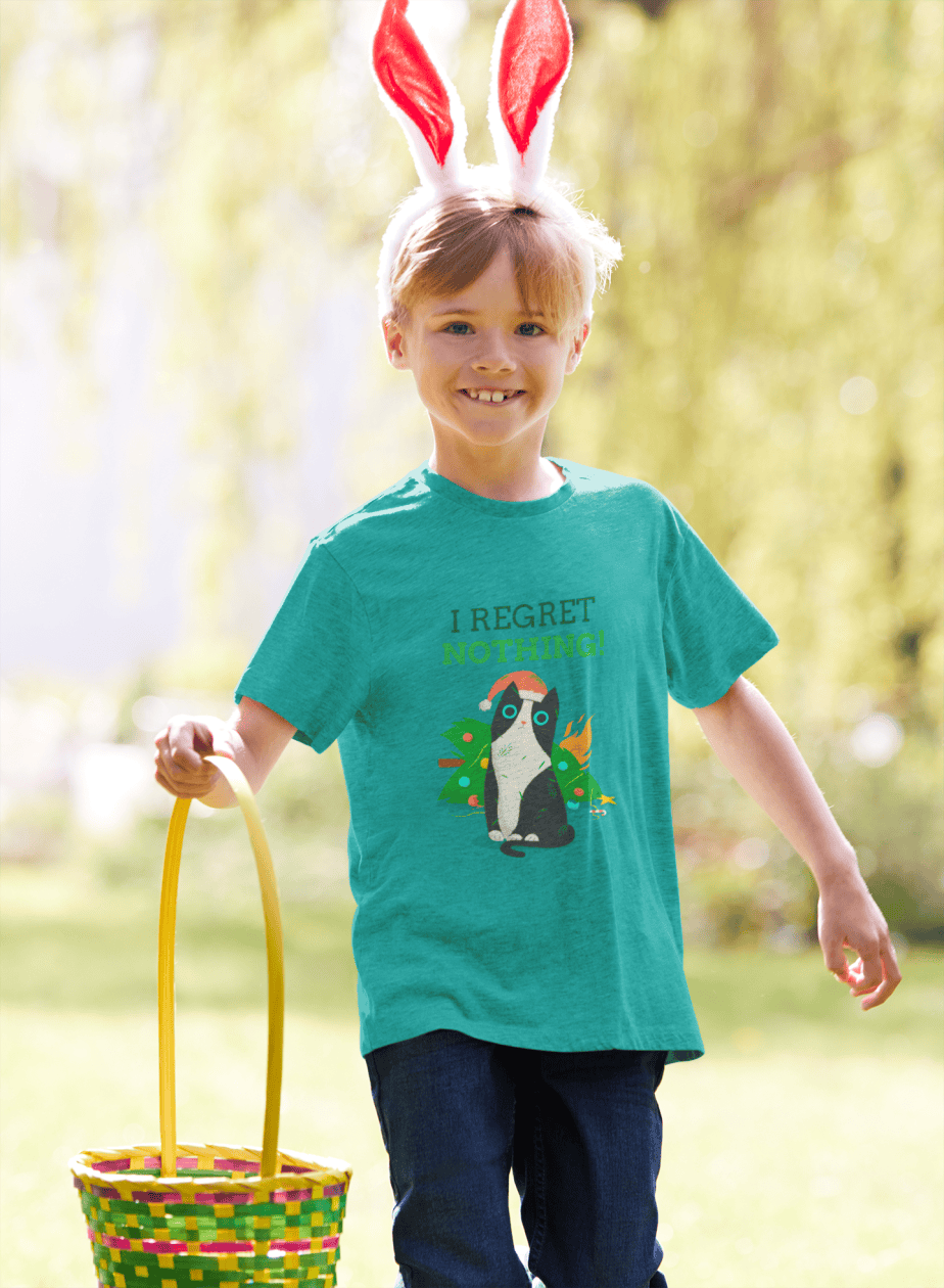i need more plants round neck 100% cotton t shirt for kids