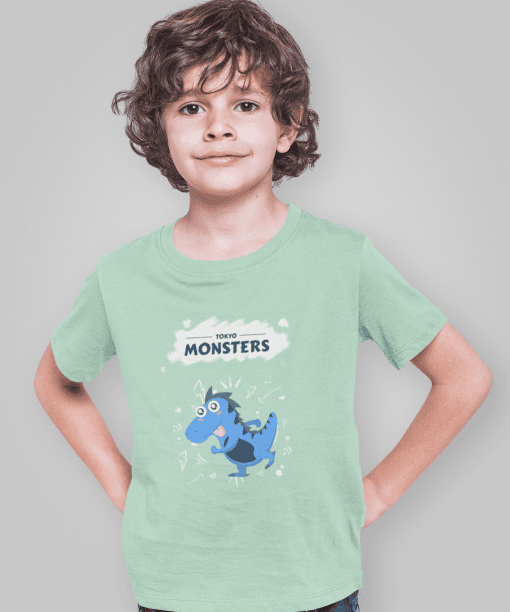 the terror of the jungle round neck 100% cotton t shirt for kids (copy)