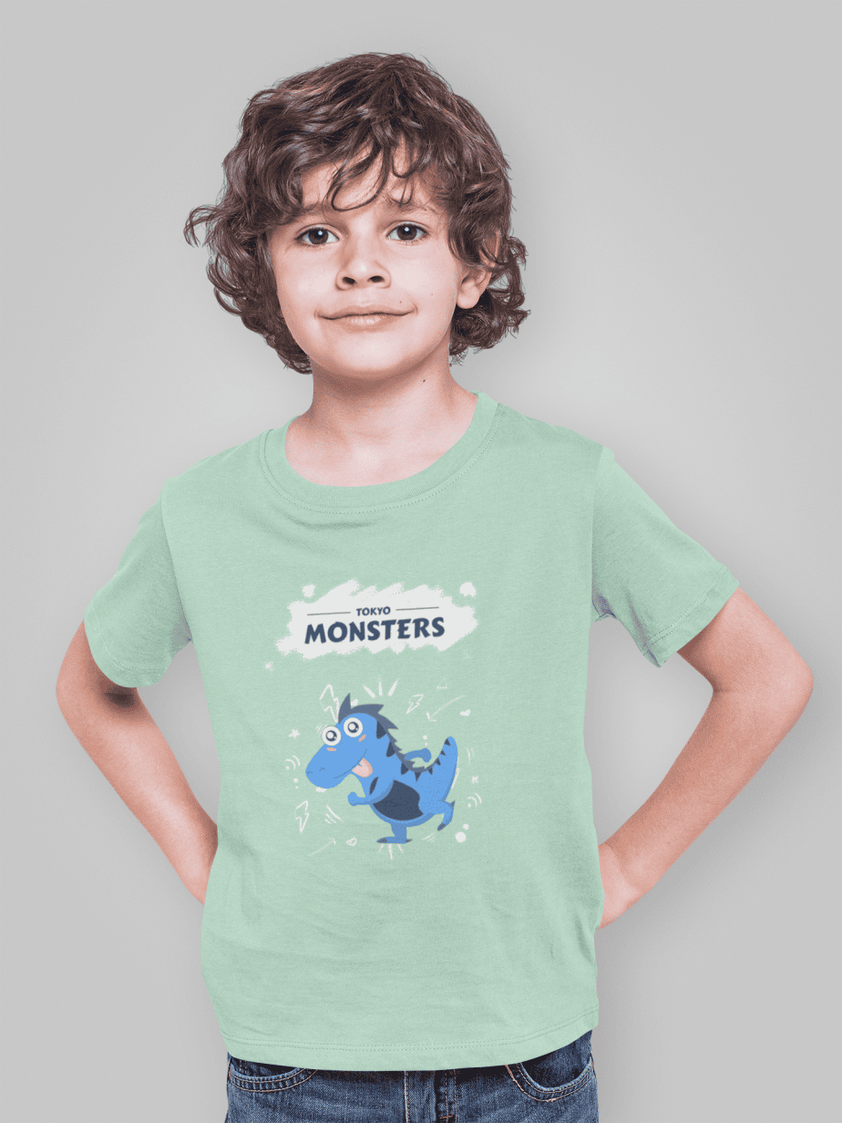 the terror of the jungle round neck 100% cotton t shirt for kids (copy)