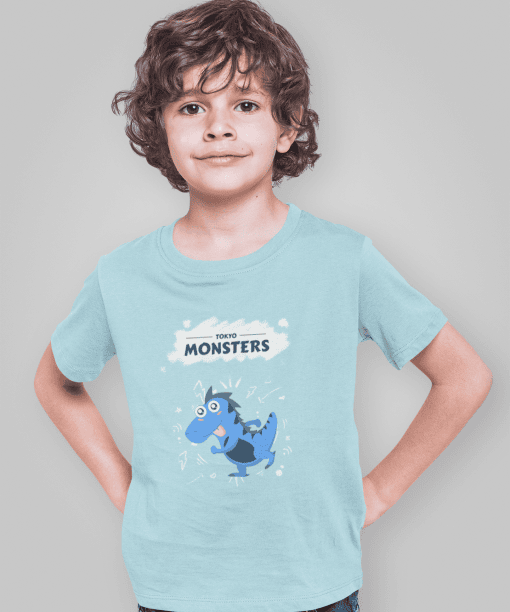 the terror of the jungle round neck 100% cotton t shirt for kids (copy)