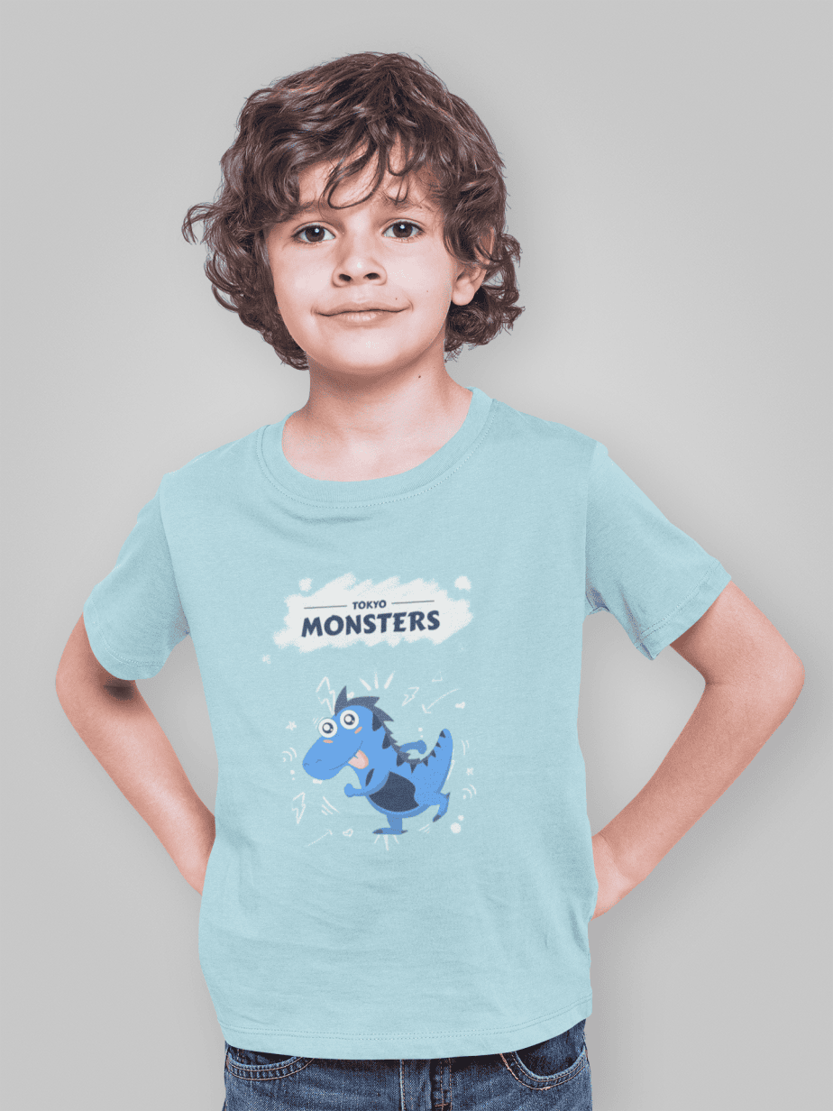 the terror of the jungle round neck 100% cotton t shirt for kids (copy)