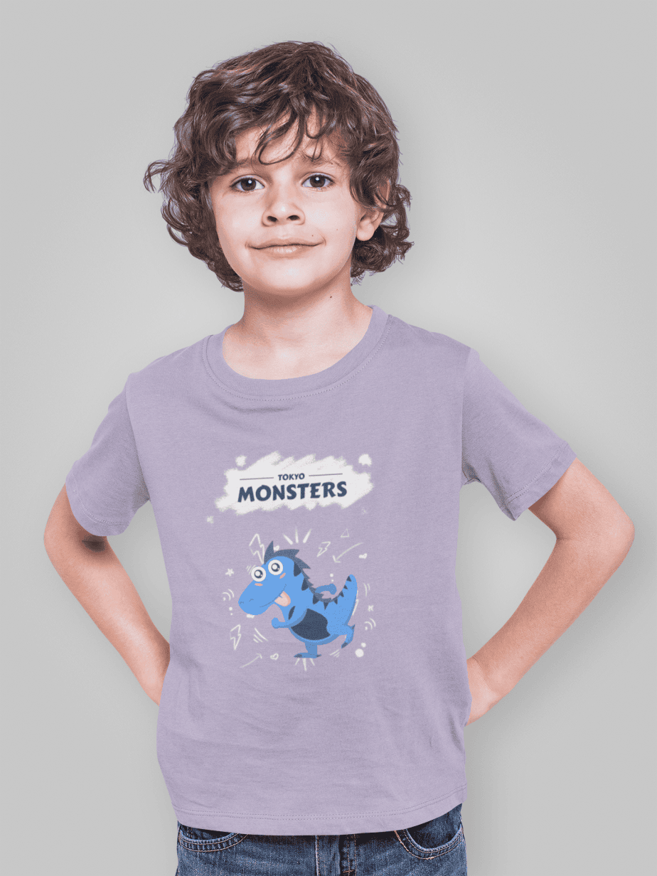 the terror of the jungle round neck 100% cotton t shirt for kids (copy)