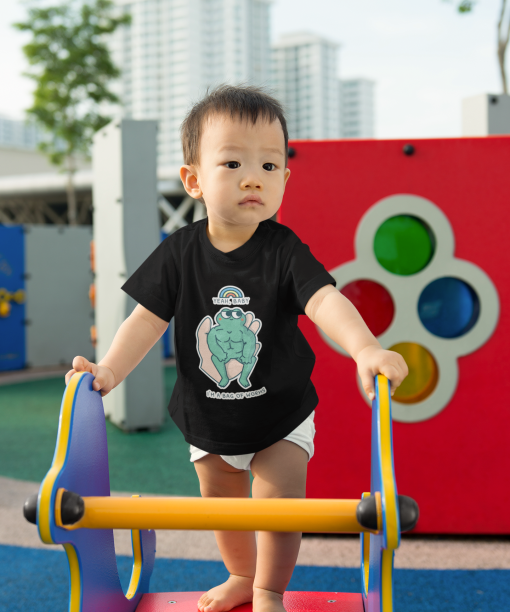 good morning . lets play together round neck 100% cotton t shirt (copy)