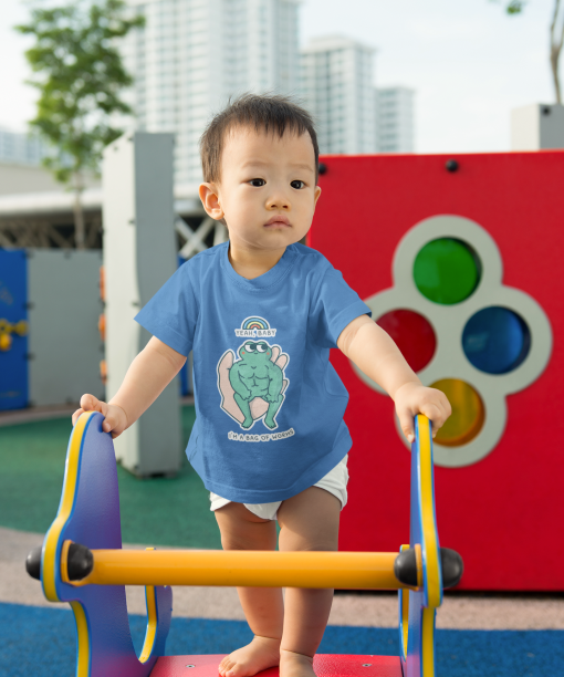 good morning . lets play together round neck 100% cotton t shirt (copy)