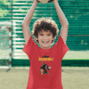 the boom round neck 100% cotton t shirt for kids
