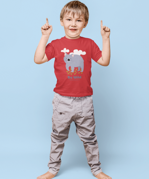 be wild . trust the timing of your life round neck 100% cotton t shirt