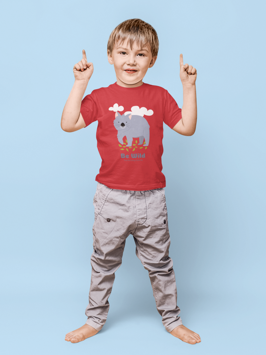 be wild . trust the timing of your life round neck 100% cotton t shirt