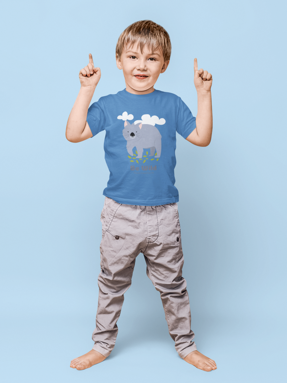be wild . trust the timing of your life round neck 100% cotton t shirt