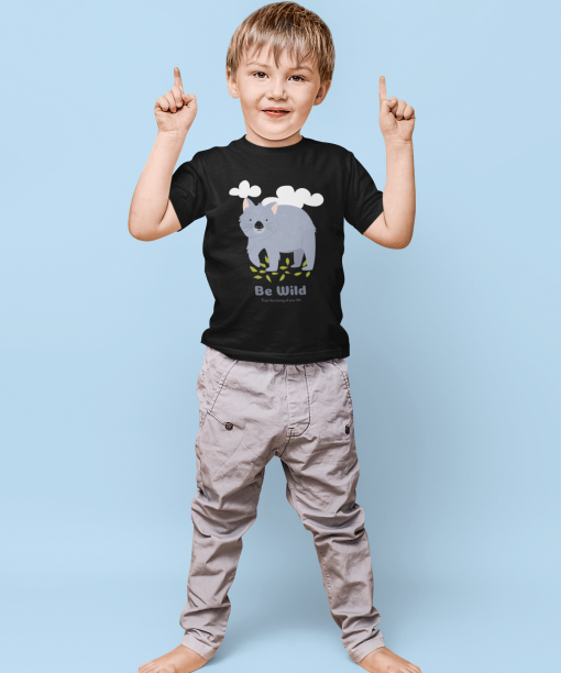 be wild . trust the timing of your life round neck 100% cotton t shirt