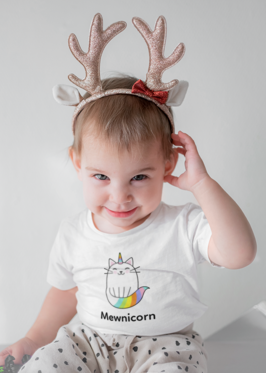 mewnicorn round neck 100% cotton t shirt
