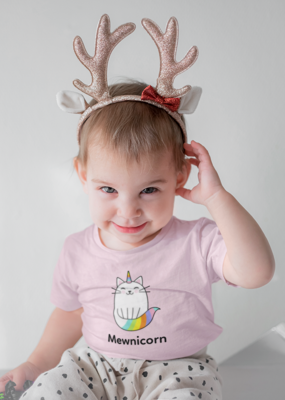 mewnicorn round neck 100% cotton t shirt