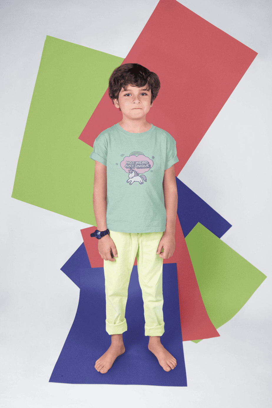 my dad is roarsome! round neck 100% cotton t shirt for kids (copy)