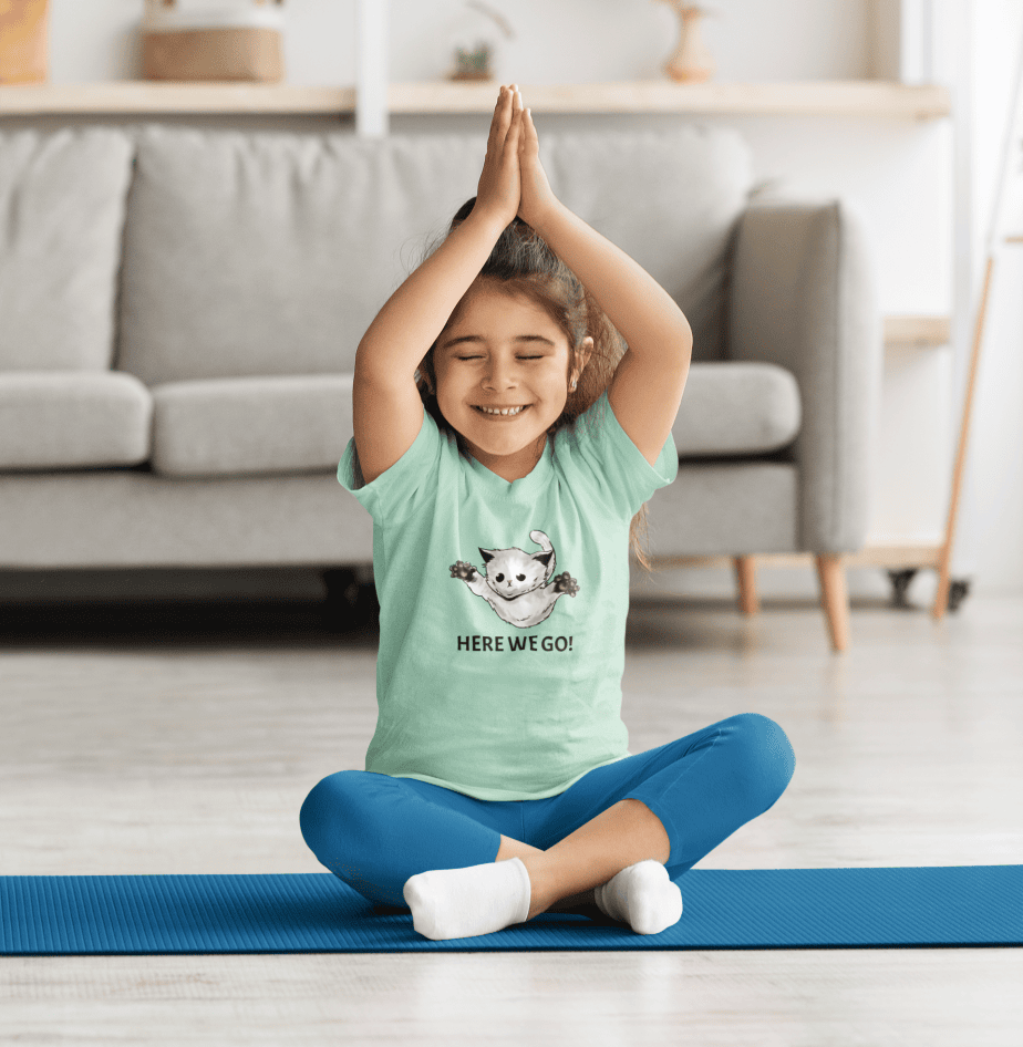 hang in there things will get better round neck 100% cotton t shirt for kids (copy)