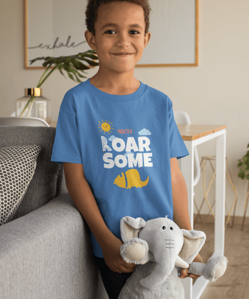yes, you can handle my lovely chubbiness round neck 100% cotton t shirt for kids (copy)