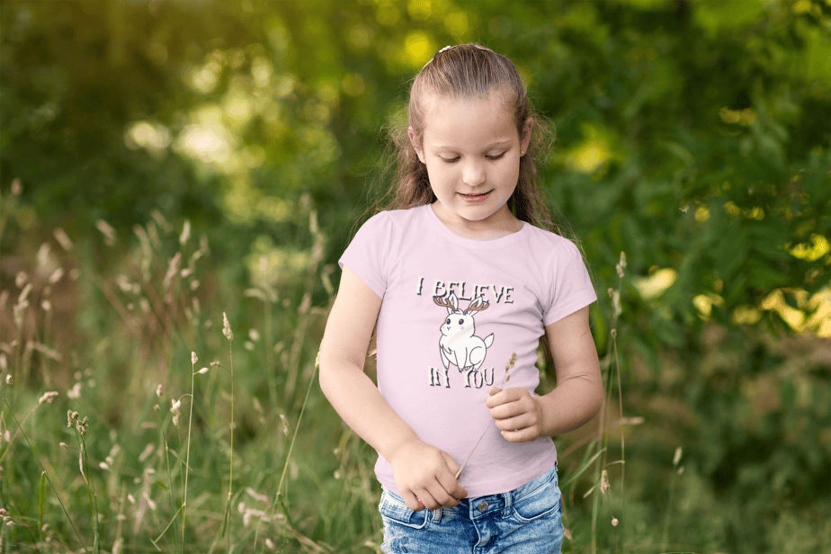 i believe in you round neck 100% cotton t shirt for kids