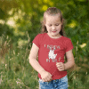 i believe in you round neck 100% cotton t shirt for kids