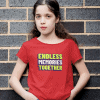 endless memories together round neck 100% cotton t shirt for kids