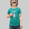 stranger hello! we could be friends round neck 100% cotton t shirt for kids